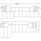 SALA CELINE CON CHAISE