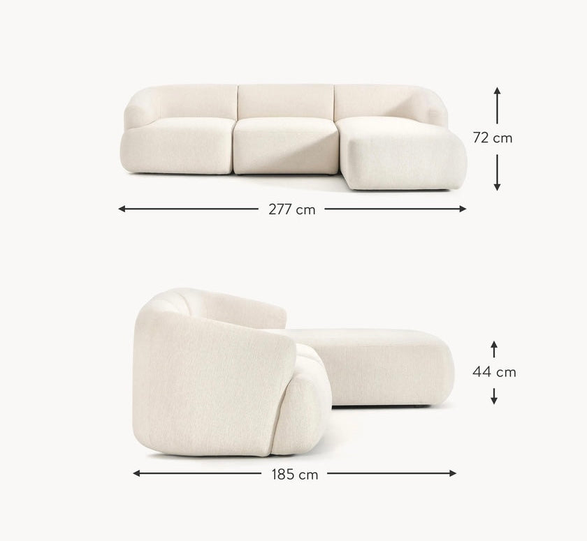 SALA IRLANDA 3 MÓDULOS CON CHAISE LOUNGE