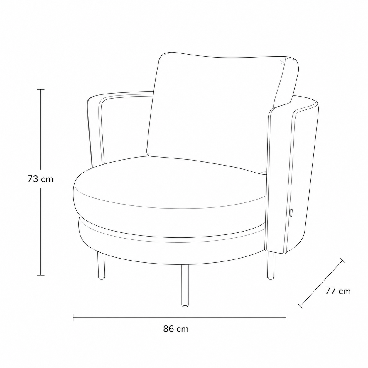 SILLÓN MÓNACO