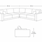 SALA FINLANDIA ESQUINERO 3.10 X 3.10 MTS