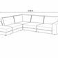 SALA MADRID 5 MÓDULOS  3.00 X 2.50 MTS (LADO IZQUIERDO)